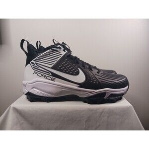 BRAND NEW Nike Zoom Force Savage Pro 3 Shark Cleats Black/White FJ8163-002 Sz.13